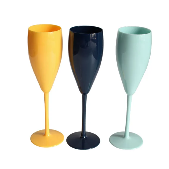 Acrylic of the drinking plastic champagne wine cups