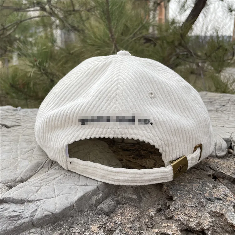 На заказ Низкопрофильная 6-панельная Вельветовая шляпа для папы с вышитым логотипом маленькая кривая Кепка неструктурированная