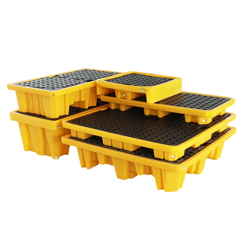 Wholesale Oil Spill Drum Containment Anti Spill Pallet For Drums For Textile