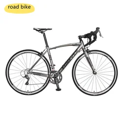 wholesale bike customize black 700C  racing road bike steel frame carbon mens bike