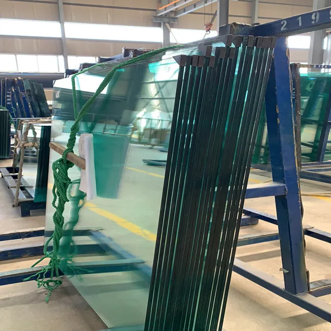 Low-E glass tempered glass fire protection for building curtain wall