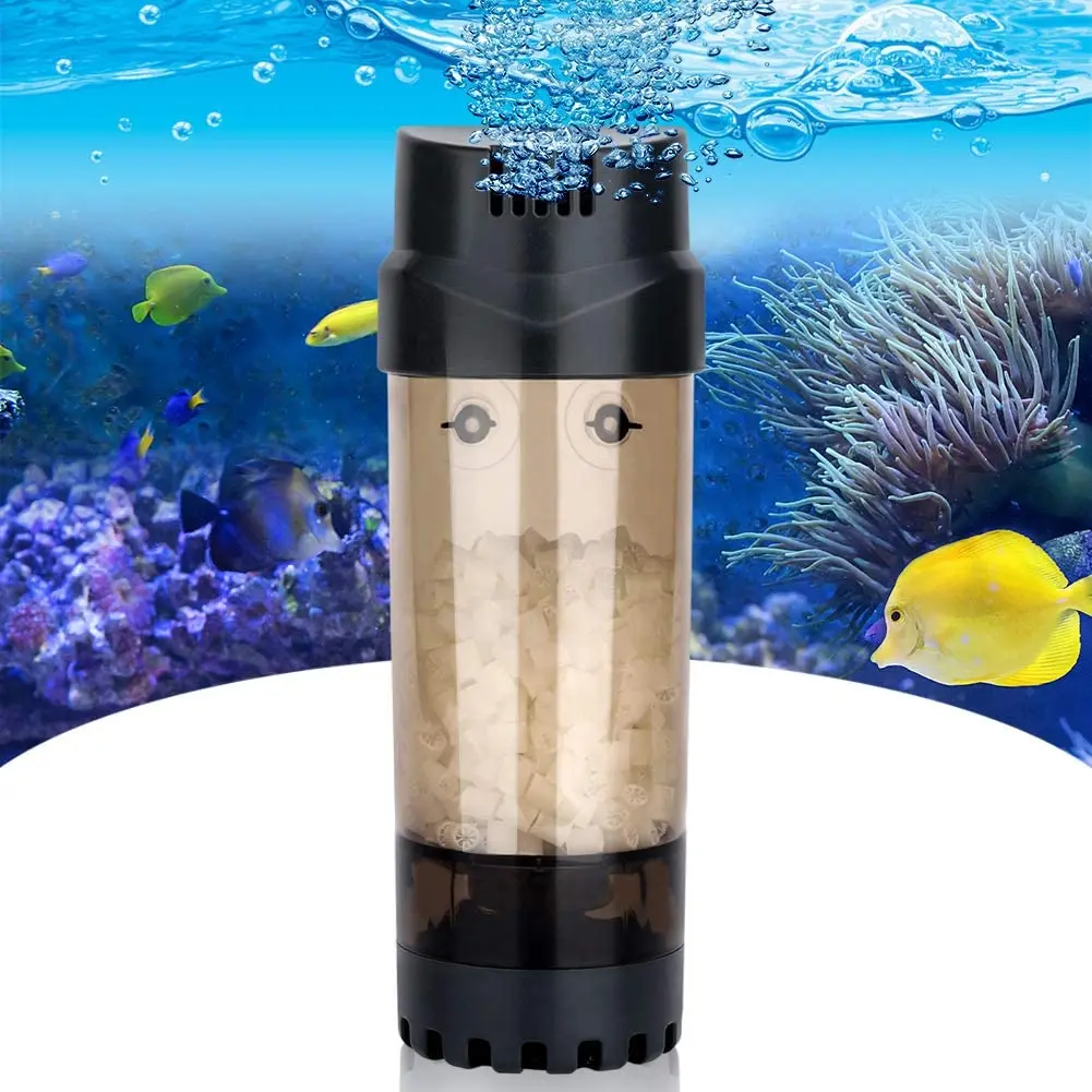 Hot Selling Fish Tank Media Submersible Sponge Filter with Air Stone Ultra-Silence Dissolved Oxygen Fluidized Moving Bed Filter