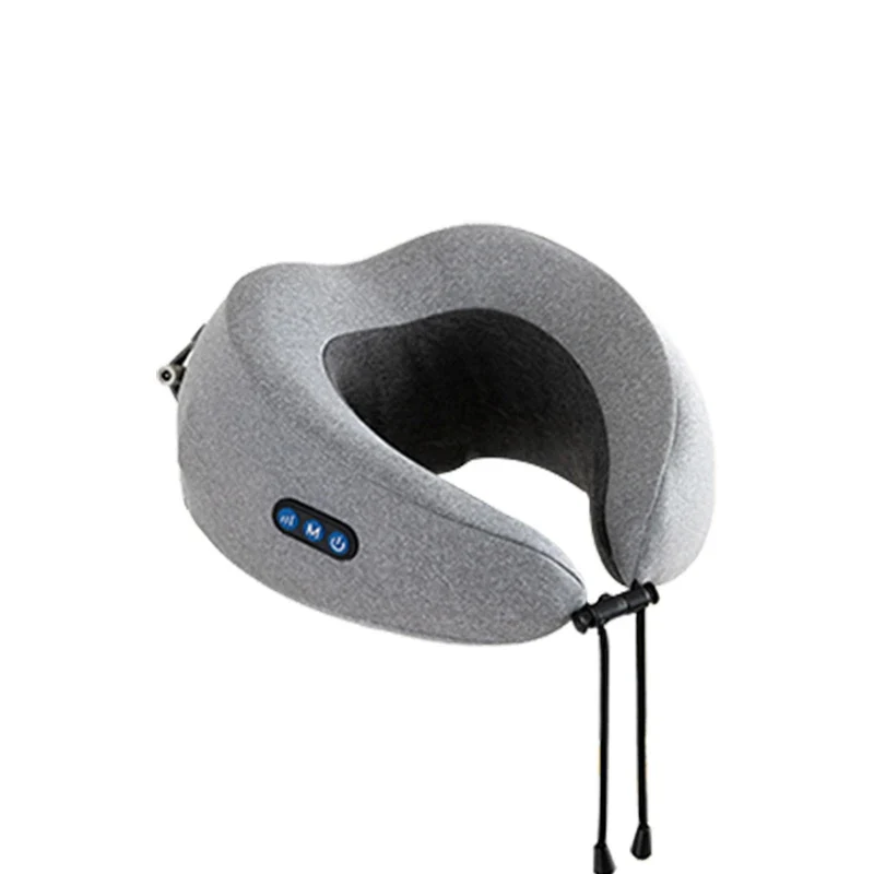 Electric Shiatsu Neck Massage Pillow Vibrating Car and Office Heated U-Shape Massage Pillow