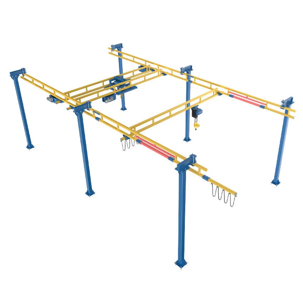 Workstation KBK 0.5 1 2 ton Flexible Suspension Monorail Bridge Crane