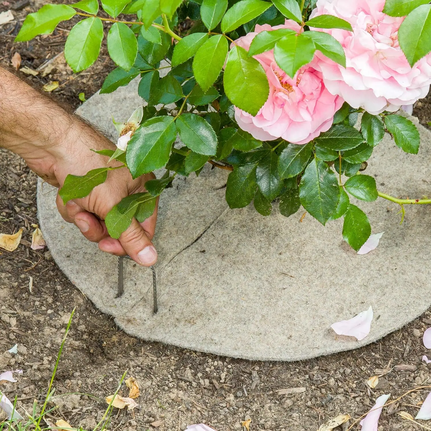 Nonwoven 100%  Natural Hydroponic Jute Fiber Felt Grow Pads for Germination Trays