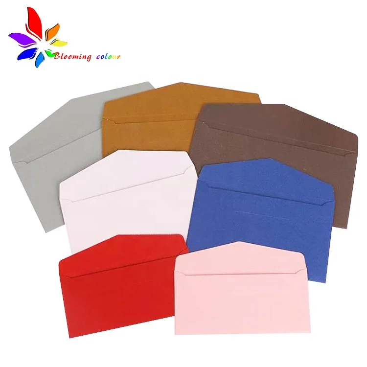 Customized Size 250gsm Classical Die Cutting Envelope colorful envelope