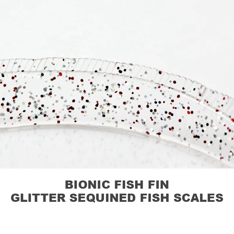 Artificial Bionic Hairtail Soft Bait 19g 150mm Soft Plastic Fishing Bait Seawater Freshwater Bait