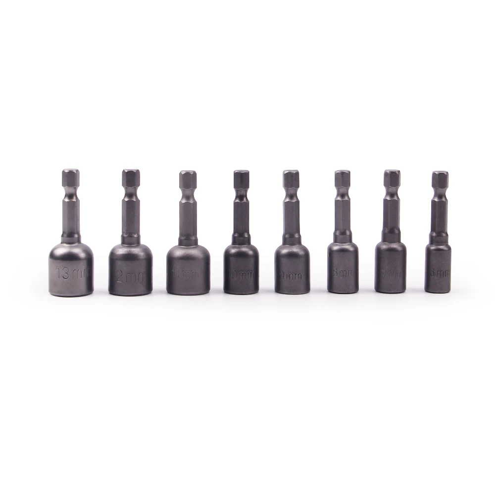 6-19mm Magnetic Nut Setter 1/4 Inch Hex Shank Screw Driver Socket Bit