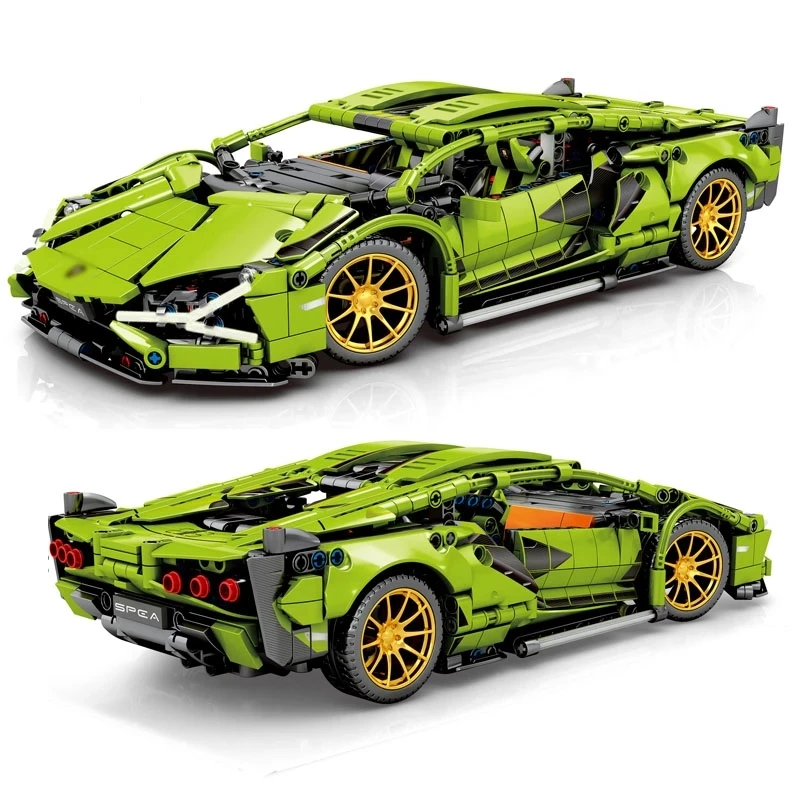 
Sembo 8600 Technic 1254PCS Remote Control Speed Super Racing Car Lamborghining Building Blocks Toys 