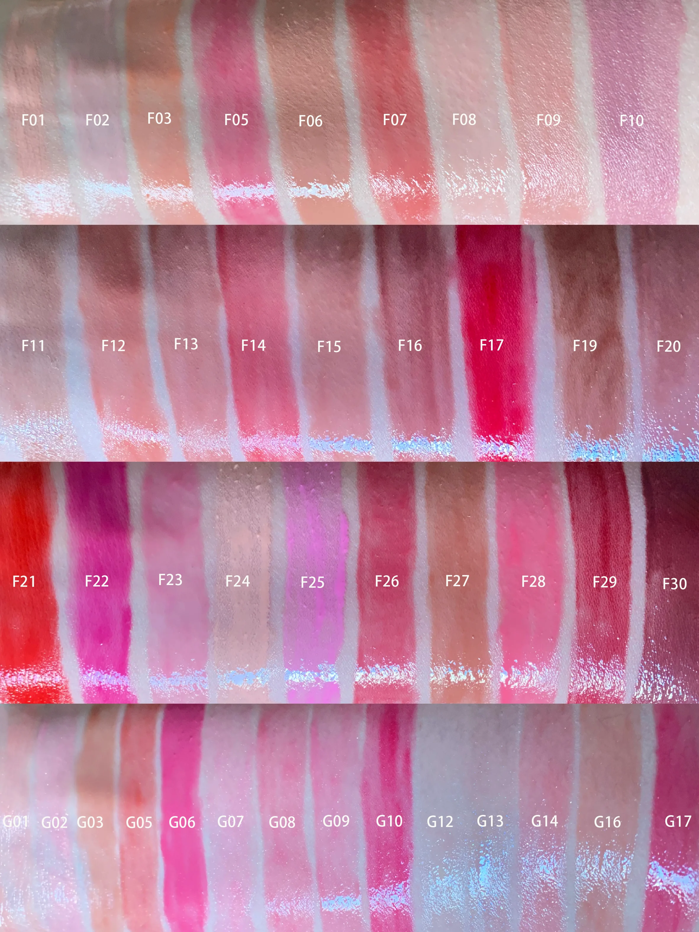Private Label 100+ Lip Goss Makeup No Name Makeup Long Lasting Waterproof Matte Glitter Glossy Cosmetic Lipgloss