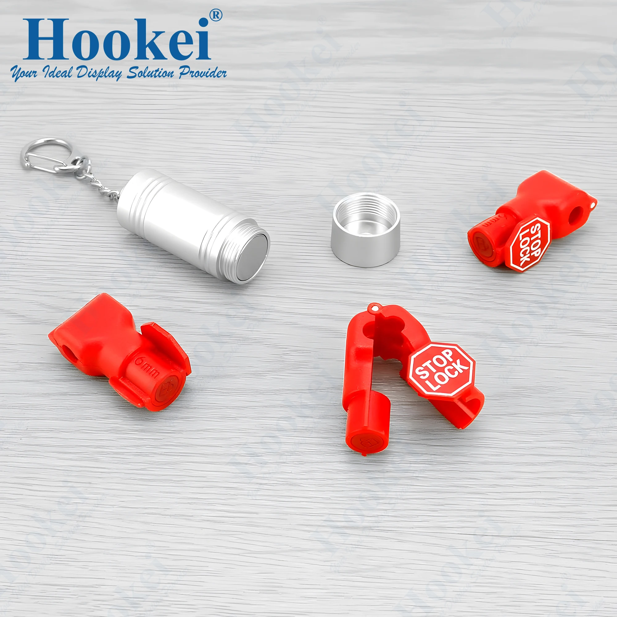 Best-seller Plastic Security Hook Stop Lock Anti-Theft Display Stop Lock Magnetic Key