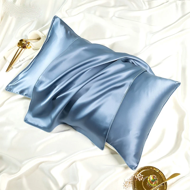 Wholesale Bedding Luxury Satin Silk Pillowcase for Hair and Skin Silk Pillow Cover