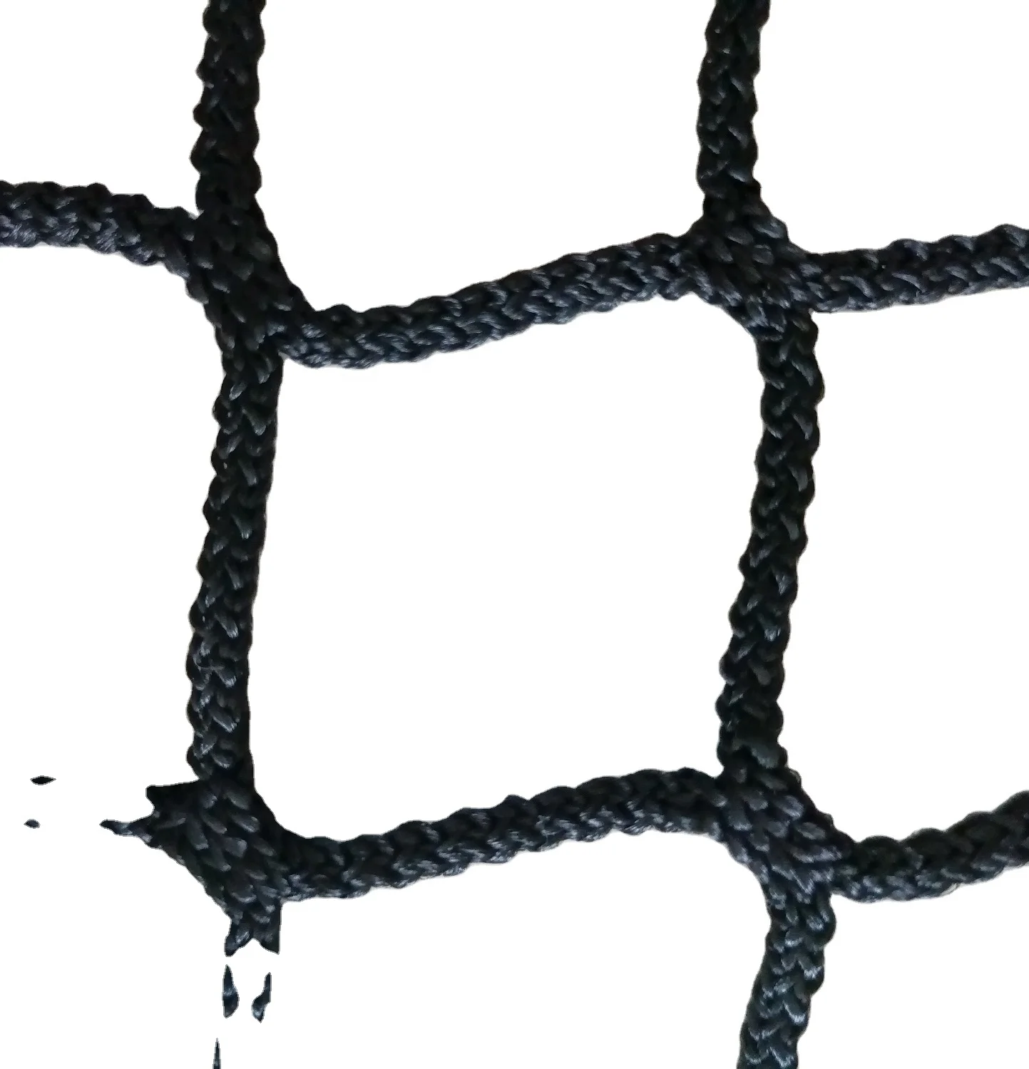 Black PP knotless fence net