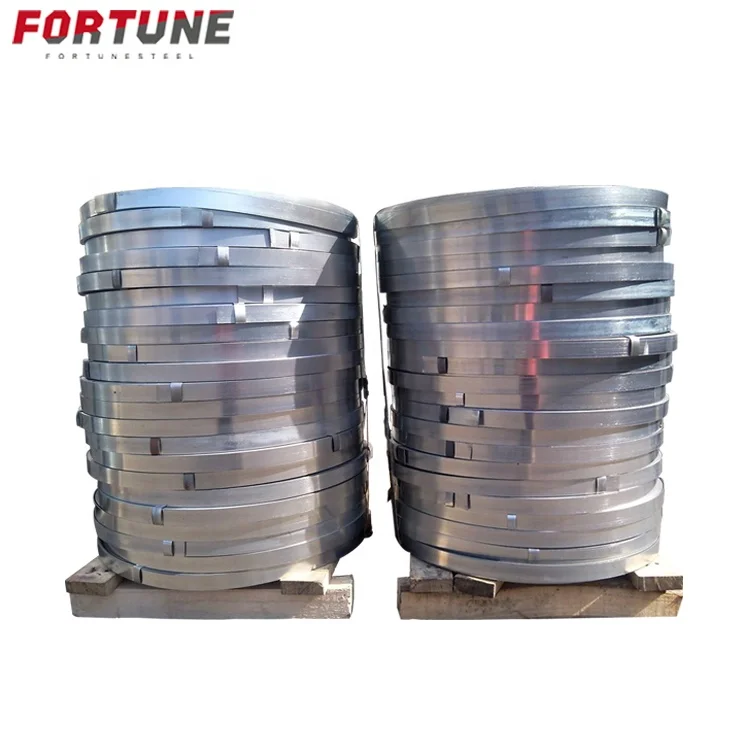 high tensile strength galvanized steel packing strapping from china manufacturer