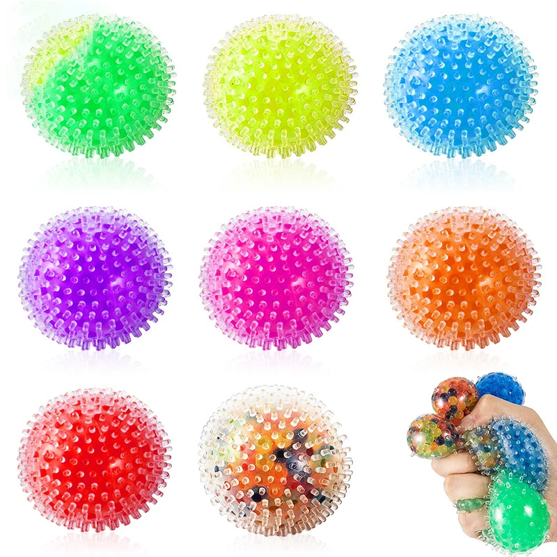 Syh501 Fidget Squishy Toys Stress Reliever Toy Ball for children Squishy Stress Balls Toy Colorful Fidget Sensory Balls