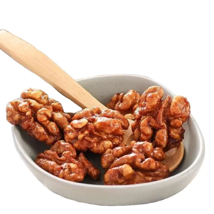 Casual canned snack sweet amber syrup walnut with Sesame