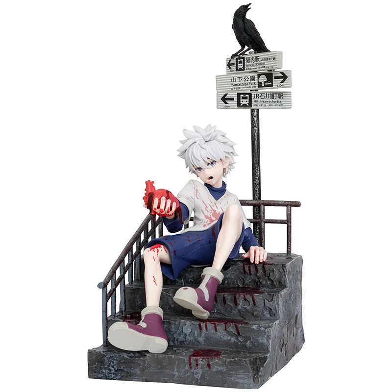 Anime GK Figure HUNTER x HUNTER Killua Zoldyck Character Model Toy Ornament Anime Action Figure
