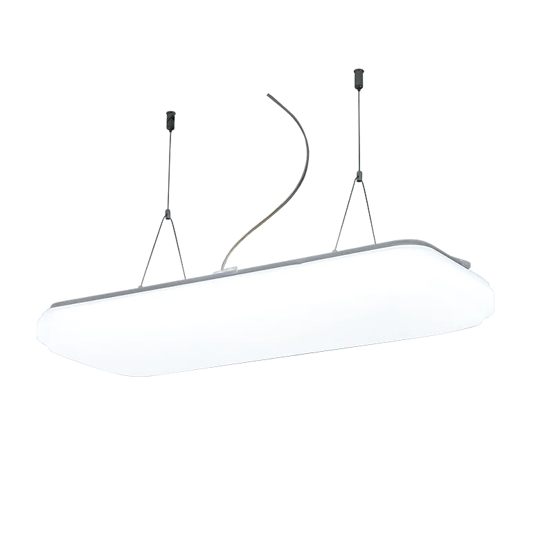 Office home dining Simple modern studio Led chandelier Nordic ceiling Chandelier Linear light