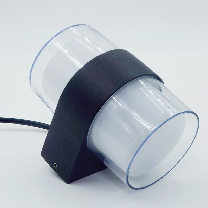 Уличная комнатная светодиодная настенная лампа 10 Вт, сверху и снизу, алюминиевое декоративное настенное бра, светодиодное настенное бра для спальни