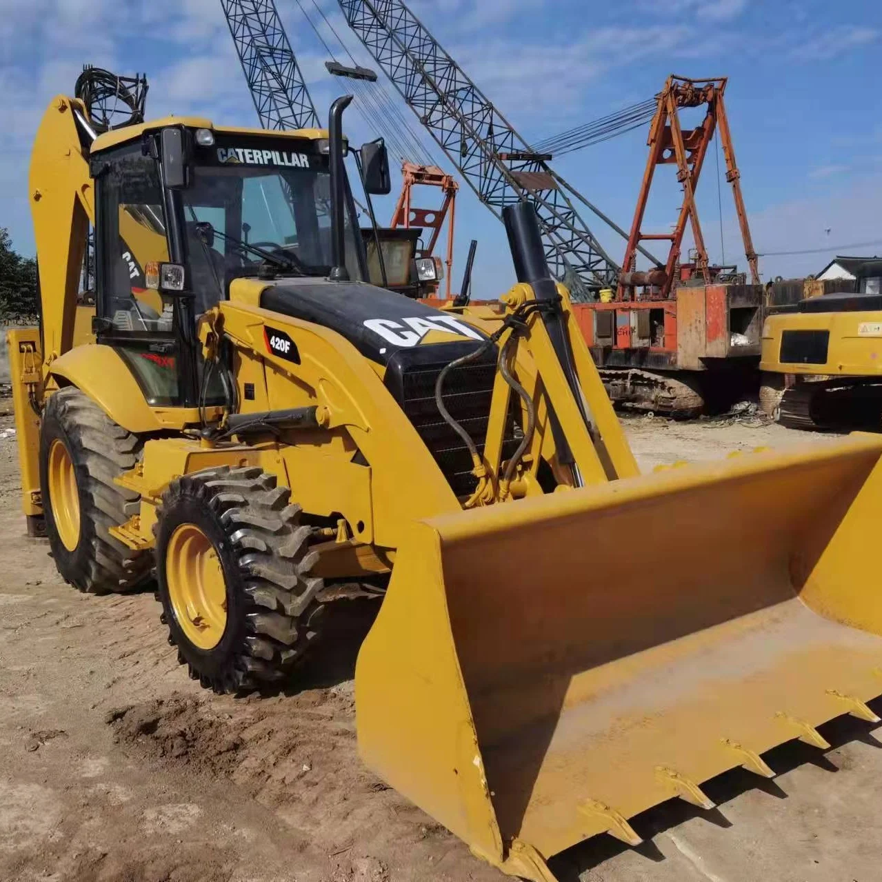 High quality Import used CAT Backhoe loader CAT420f CAT430F CAT416E CAT432D CAT428D  in shanghai