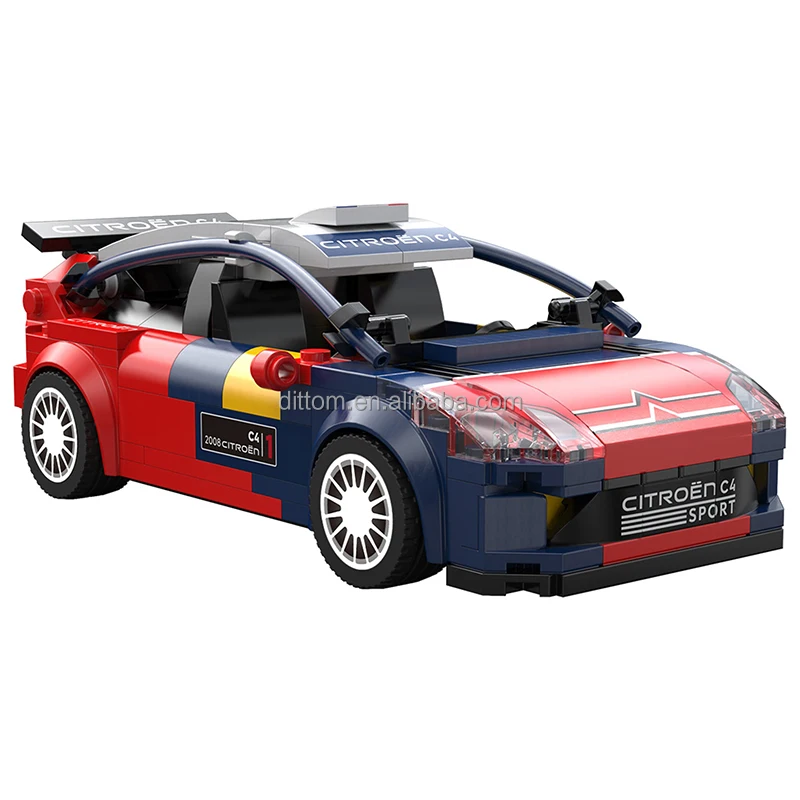Cada C55033W 1/24 C4 WRC гоночный автомобиль строительные блоки скоростной DIY Кирпич Игрушки
