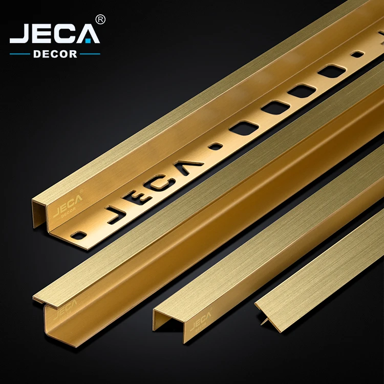 Поставщик Foshan JECA Высококачественная латунная плитка отделка металлические плитки профили для украшения стен или пола новый дизайн медная