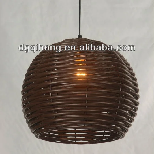 
plastic weaving pendant lamp 