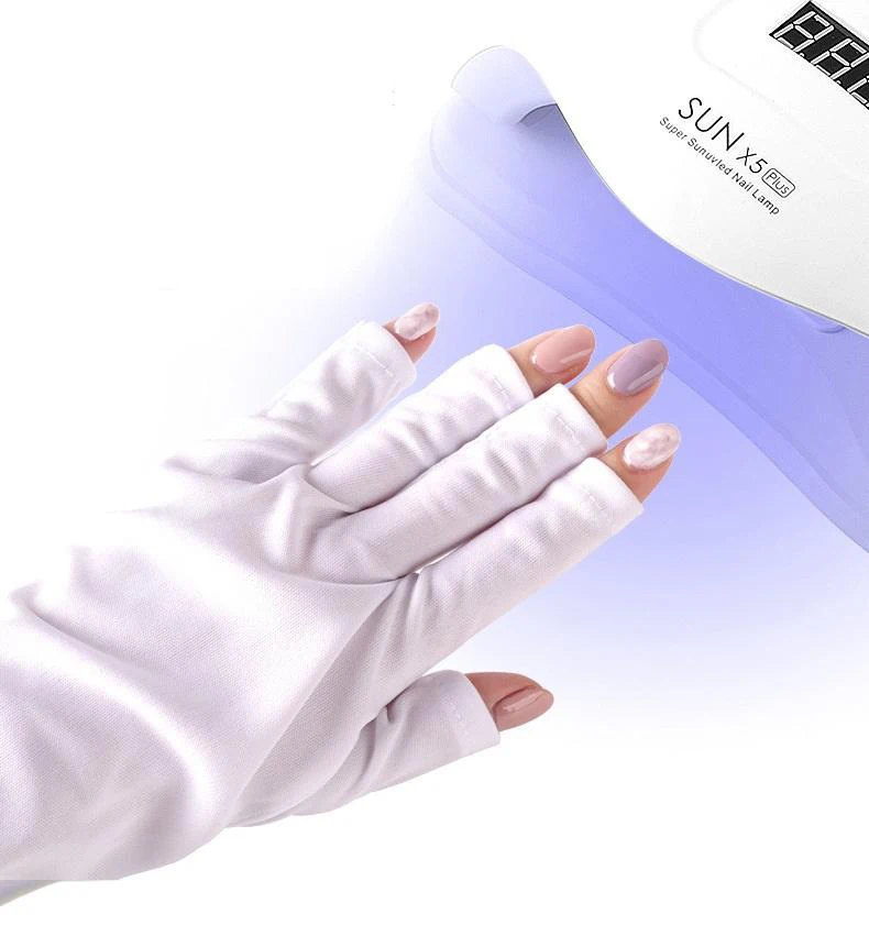 2023 New Anti-ultraviolet UV Glove for Gel Nail Lamp Glove With UV Protection For Nails