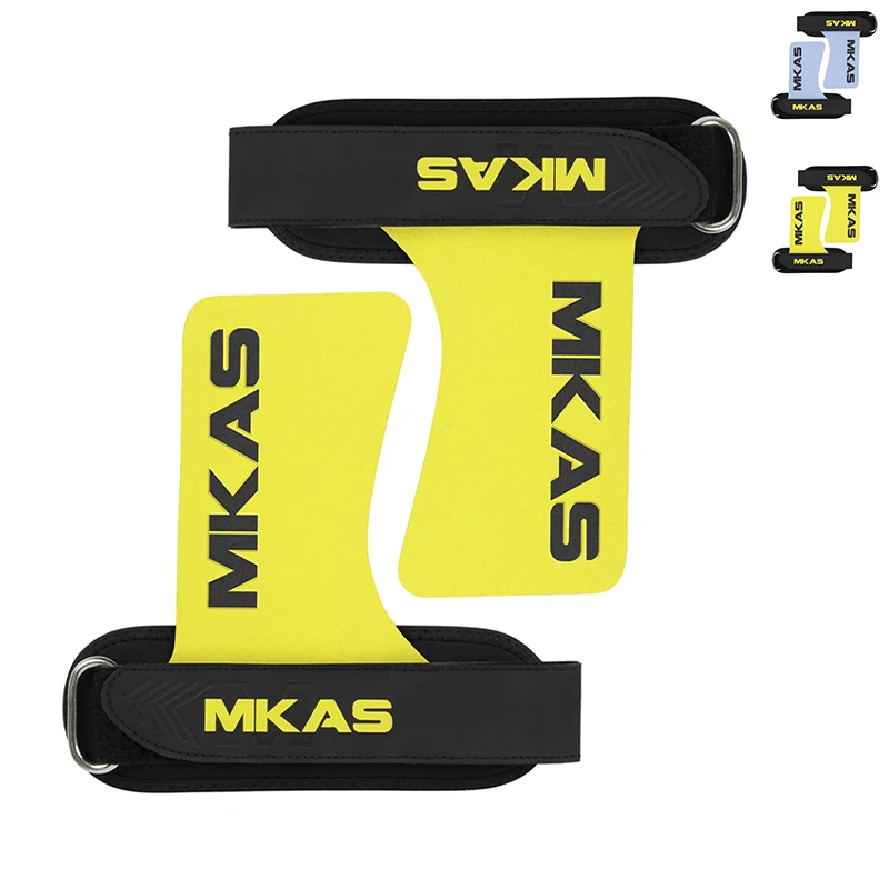 MKAS Microfiber Velvet Adjustable Weight Lifting Anti Slip Fingerless Grips Gymnastic Fingerless  Gymnastics Grips