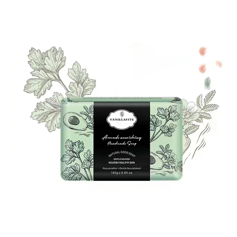 Wholesale Nourishing Lightening Acne Treatment Shea Butter Handmade Soap Natural Moisturizing Avocado Bath Soap Bar