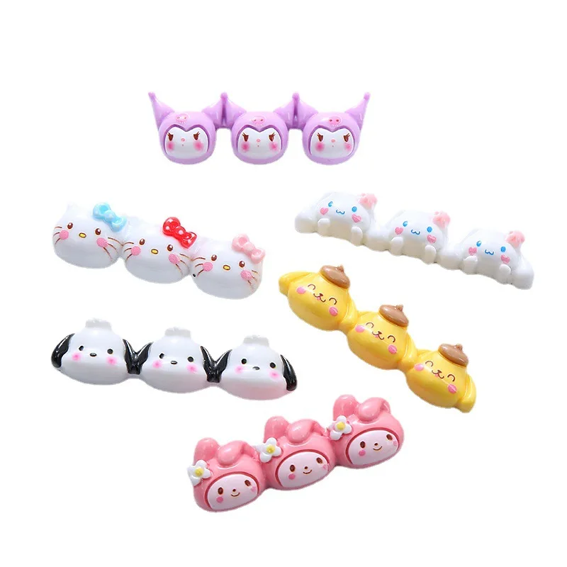 Cartoon Resin Charms Wholesale Sanrio Diy Decoration for Melody Kitty Kuromi for Phone Case