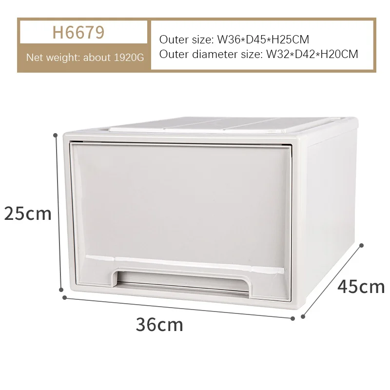 hot sale drawer storage box Plastic Household Locker Wardrobe Storage Box clothes underwear socks organiser storage box