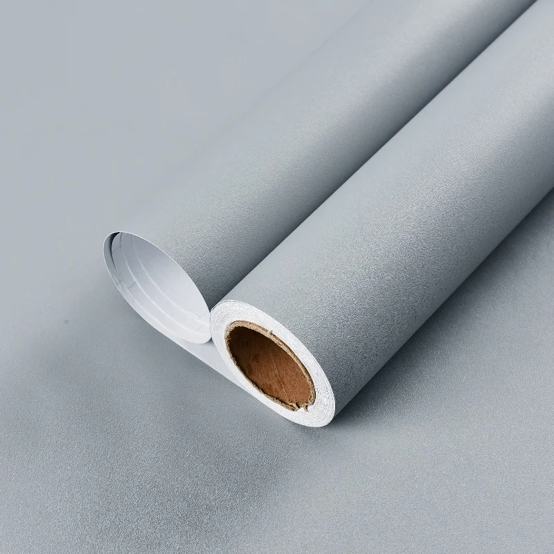 Custom Premium Wallpaper Rolls Printing, Blue/Grey/White Wall Sticker, Wall Covering for Living Romm,Bedroom