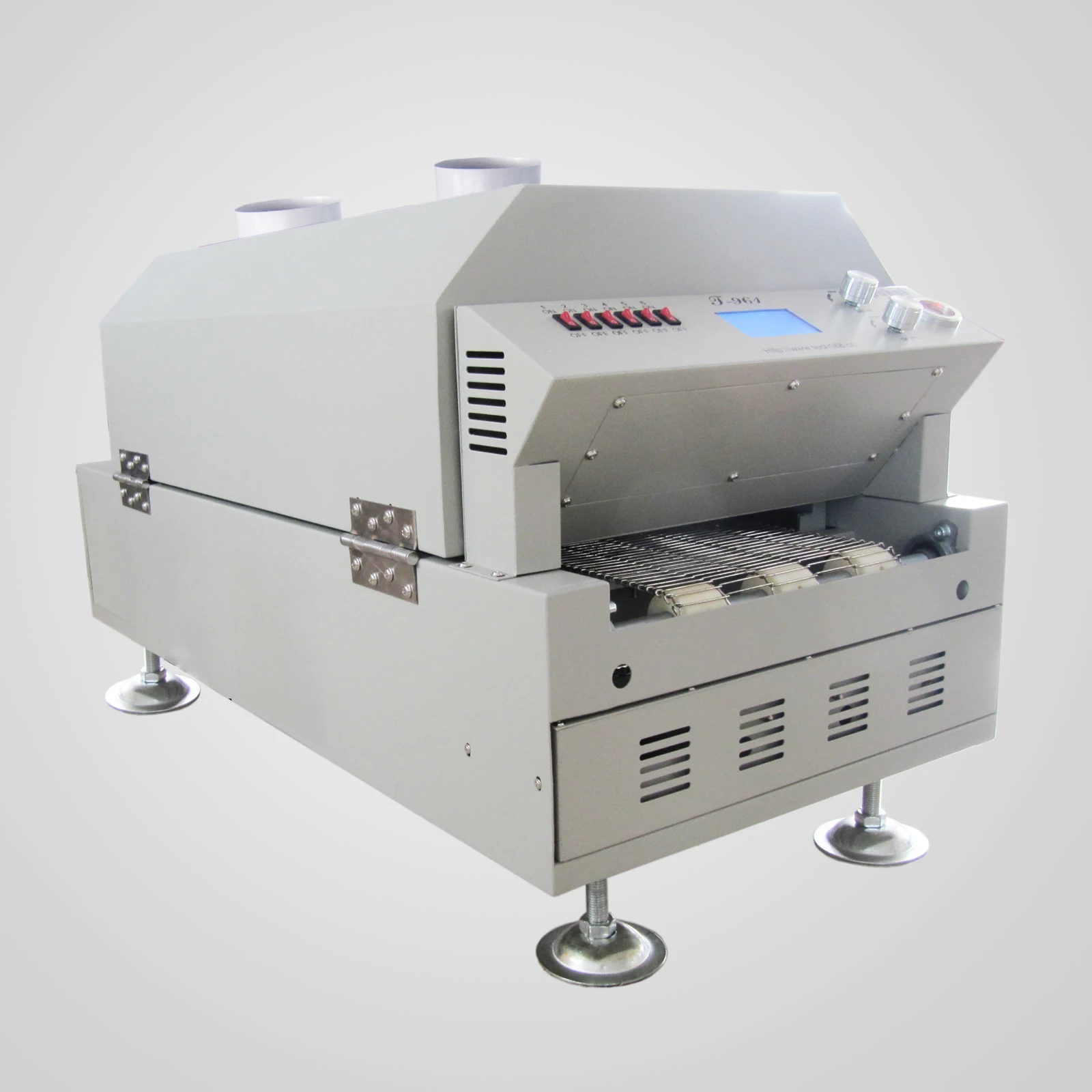 230*730 mm solder area 220v 110v Puhui Infrared and hot air reflow oven T961 LED SMT PCB solder paste welding machine
