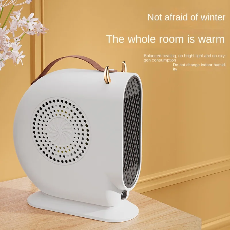 1000w Electric Ptc Plastic Desktop Office Home Heater With Tip-over Protection
