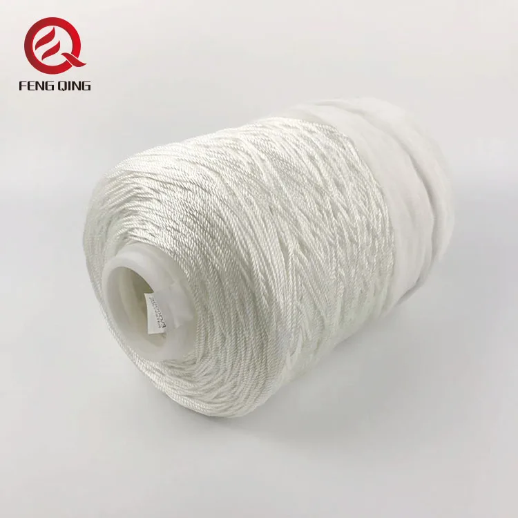 Factory supply AA grade FDY 1500D  high strength polyester thread,knitting thread ,fishing twine