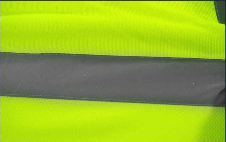 HiVis DN Cool Breathe Polo Shirt With Cross Back Workwear Hi Vis Polo Shirt Safety Reflective Short / Long