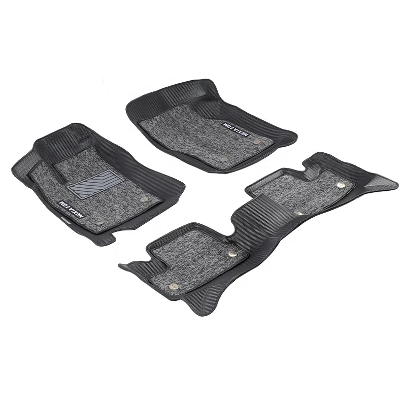 Car Accessories NEXIA 2 3 Lacetti GM Uzbekistan Hot Selling Double Layer With Coil Mat 5D Car Floor Mat EVA Car Mats