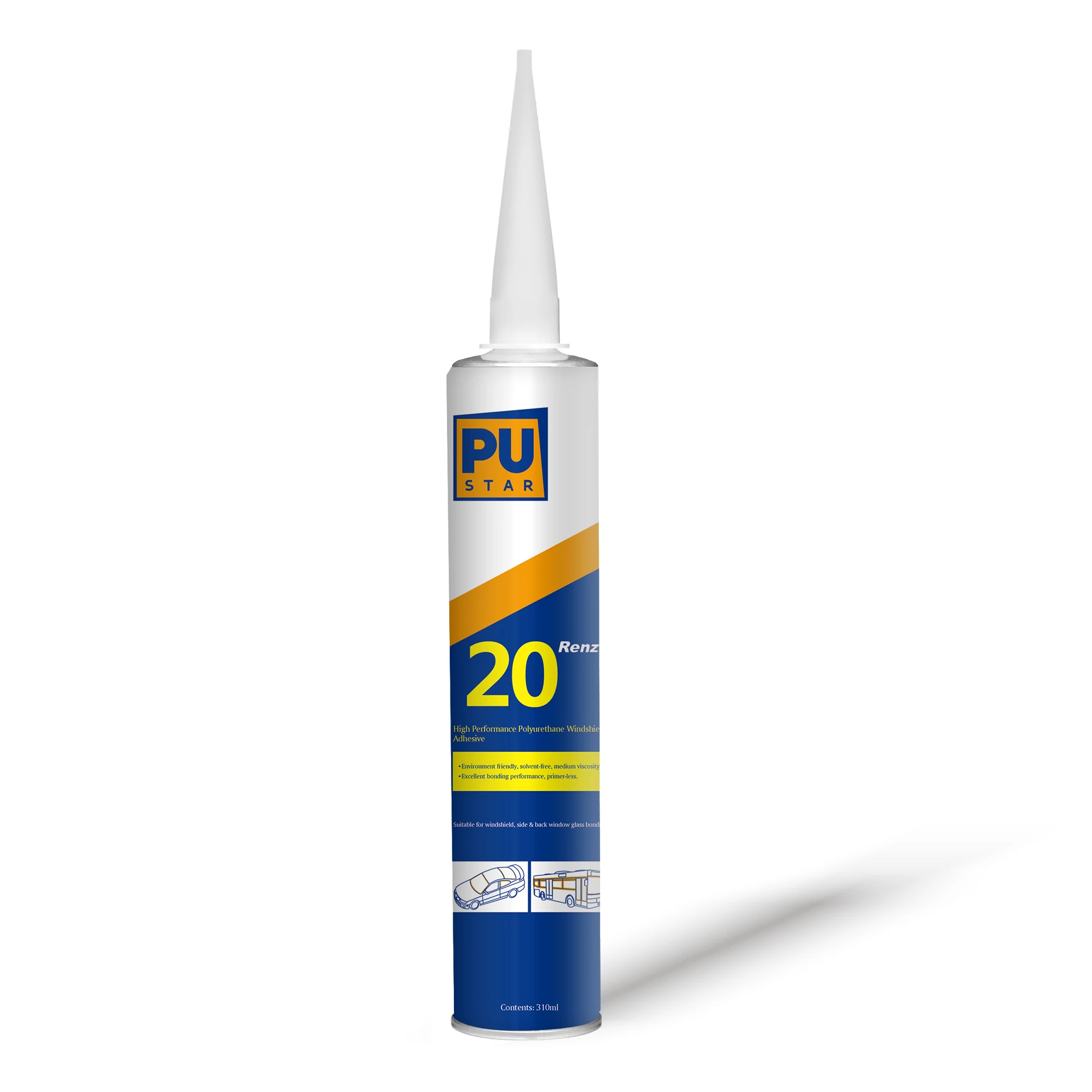 Adhesive and Sealant FUYAO & XINYI Auto Glass Windshield Adhesive Polyurethane Glue PU Sealant Renz20