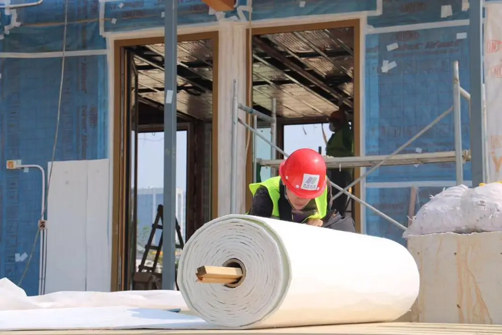 
3mm Aerogel Insulation Thermal Blanket Soundproof Silica Insulation for Oil Exploration ,LNG Project ,Building Walling 