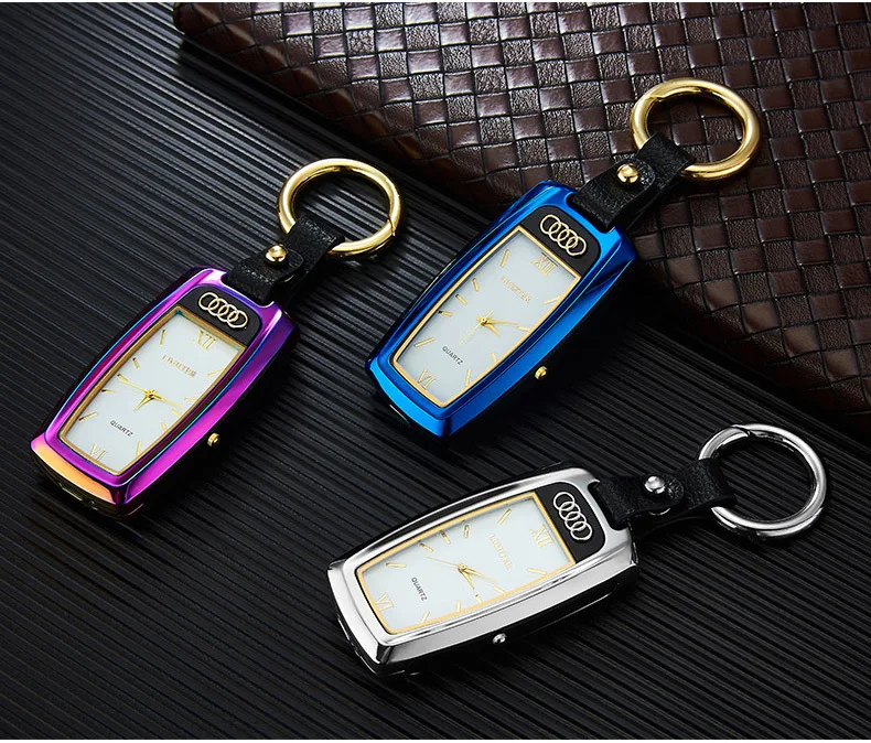 
2020 Flameless And Windproof Usb Watch Lighter For Men With Flashlight 