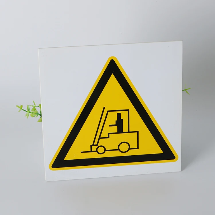 Custom  Plastic Safety Warning Yard Sign Board Pvc Warning Security Signpost For Outdoor