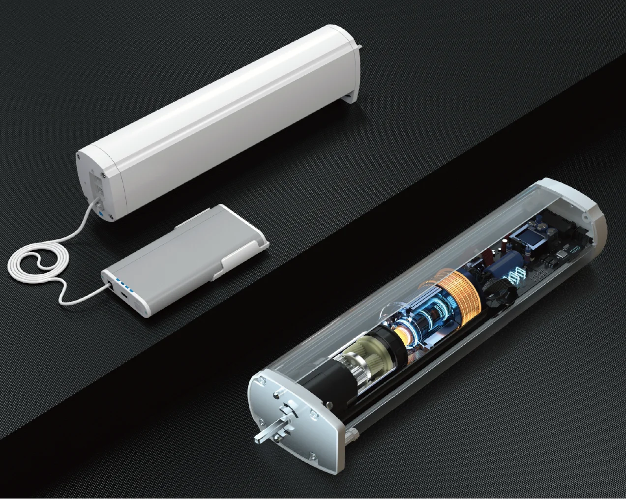 Automation  AM75 Motor Roller Blinds Shade Gear Smart Blinds DIY Home Stylish Space  White Accessories