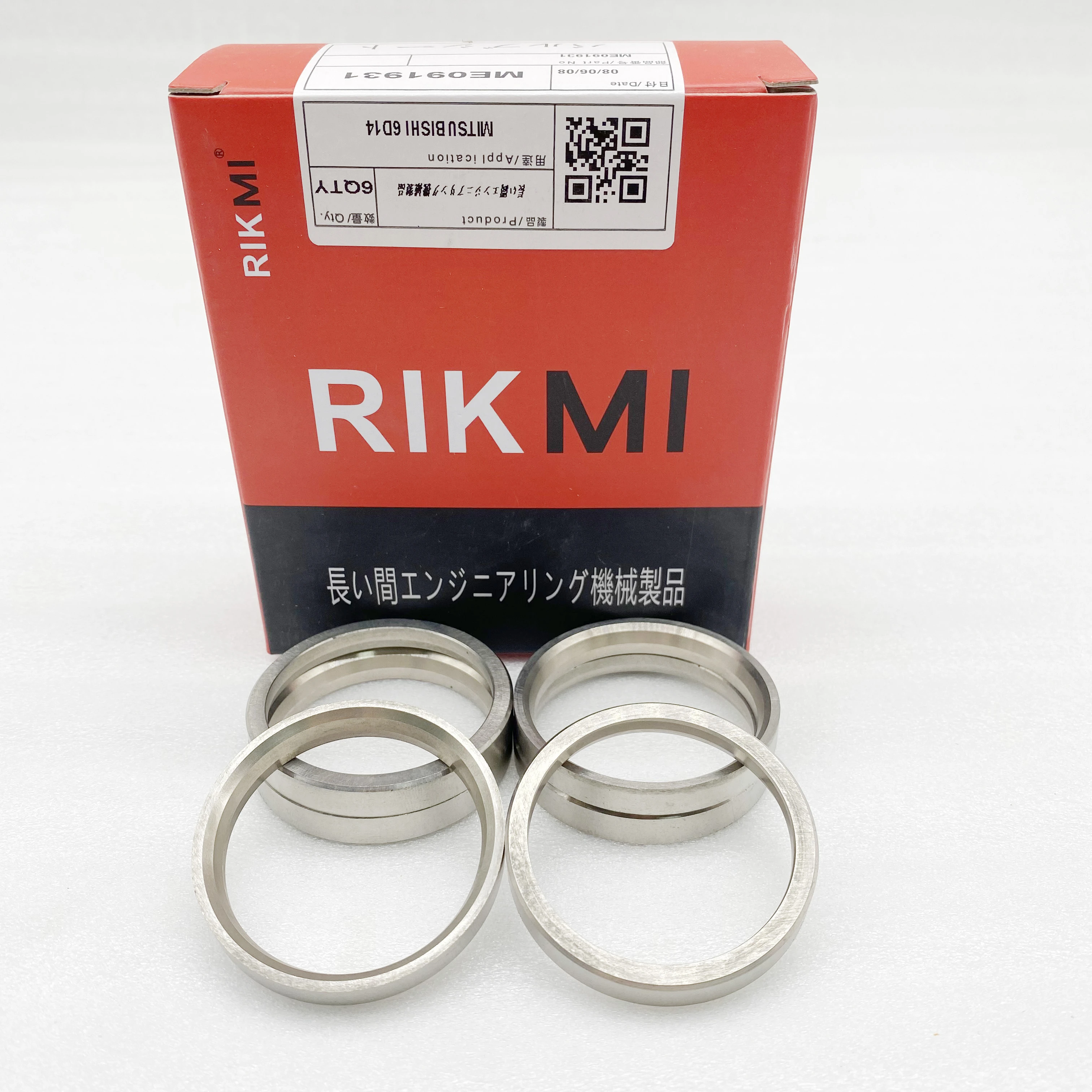 RIKMI 6D14 Engine block cylinder head valve seat insert for Mitsubishi Diesel engine Spare Parts ME091931