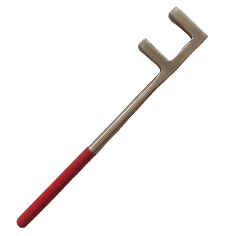 China non spark OEM factory F type square valve hook wrench spanner