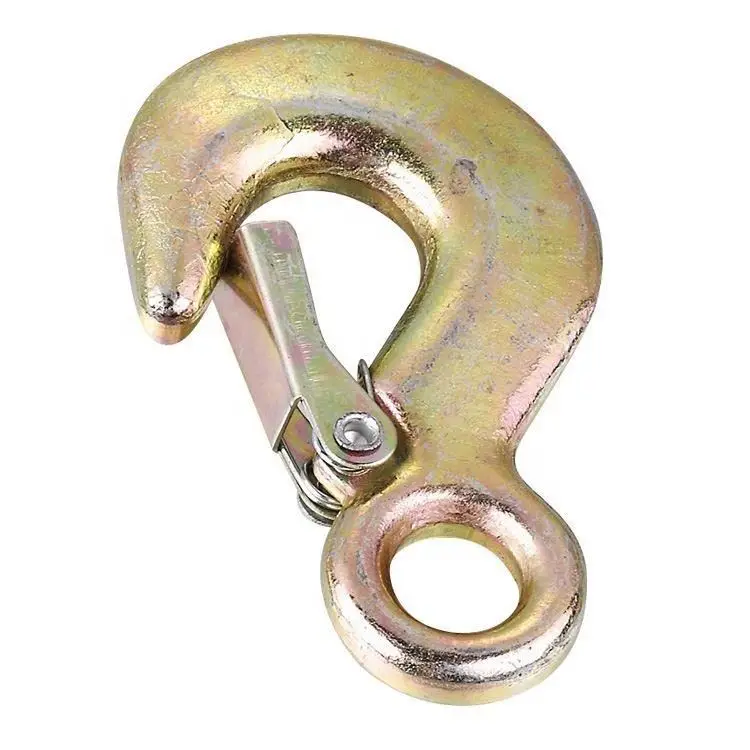 Steel swivel eye snap hook forge hook for lifting hook