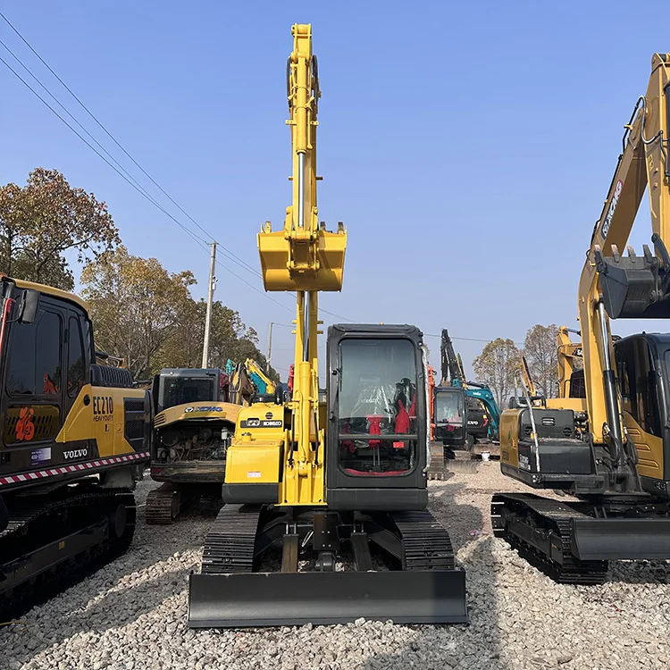Mini Used Kobelco SK75 Janpan Hydraulic Crawler Digger Machine 7 ton Small Excavator for Sale