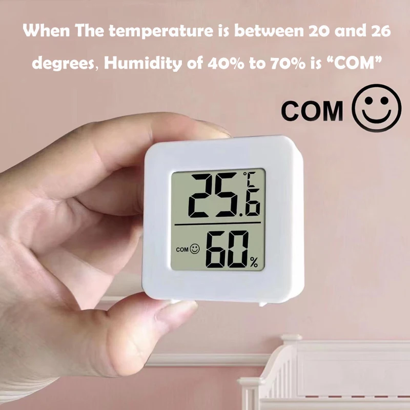 Home Decorative Indoor small LCD display Digital Temperature Humidity monitor