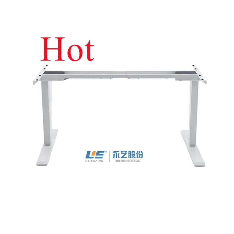 UE Korean Fancy Hot-selling Smart Computer Lift Electric Adjustable Height Office Desk Office Furniture Modern Metal Iron Carton