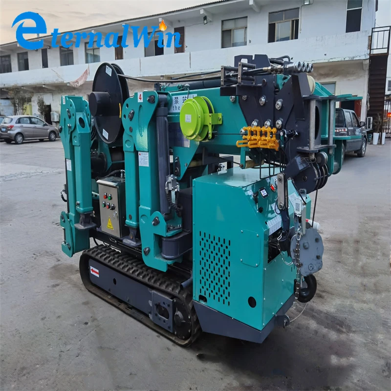 Mobile Construction Spider Crane Self Propelled Type Crawler Crane